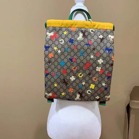 GUCCI Kids Tote Backpack - Picture 2 of 8